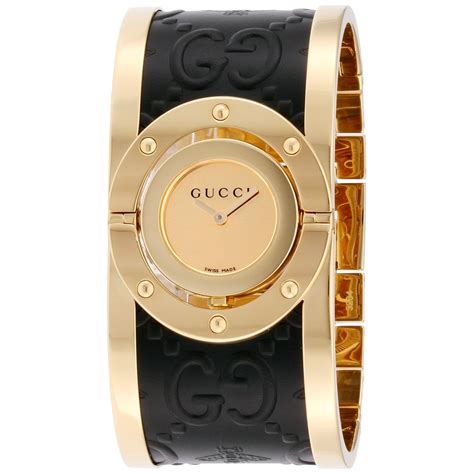 gucci gold bangle watch|Gucci gold bangle watches ladies.